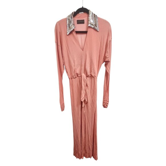 Dundas Long Sleeve Cinched Gown Size S - Picture 2 of 16